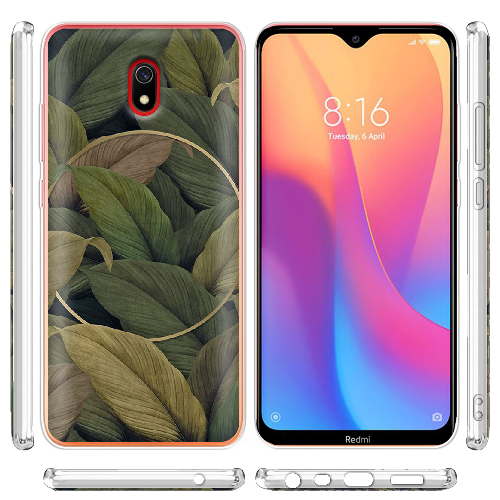 Чехол BoxFace Xiaomi Redmi 8A Green Leaf