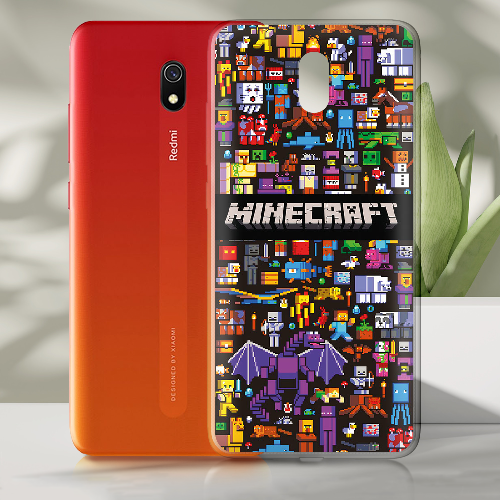 Чехол BoxFace Xiaomi Redmi 8A Minecraft Mobbery