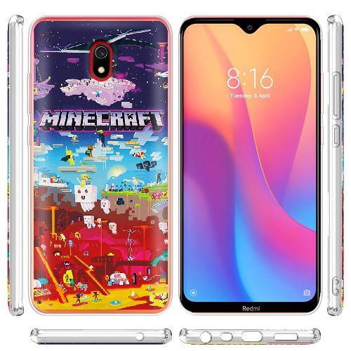 Чехол BoxFace Xiaomi Redmi 8A Minecraft World Beyond