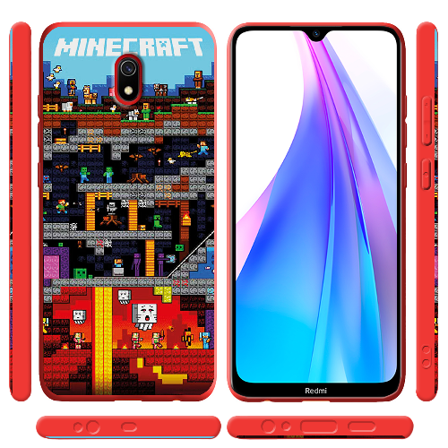 Чехол BoxFace Xiaomi Redmi 8A Minecraft Lode Runner