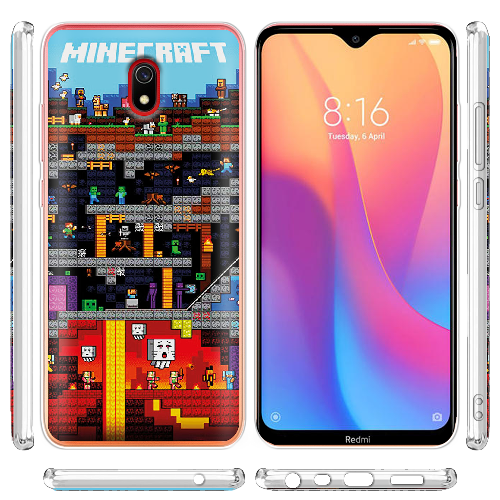 Чехол BoxFace Xiaomi Redmi 8A Minecraft Lode Runner