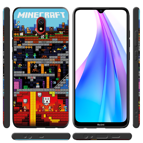 Чехол BoxFace Xiaomi Redmi 8A Minecraft Lode Runner