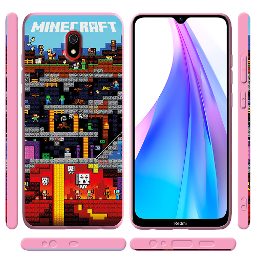 Чехол BoxFace Xiaomi Redmi 8A Minecraft Lode Runner