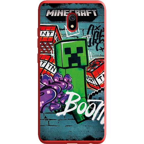 Чехол BoxFace Xiaomi Redmi 8A Minecraft Graffiti