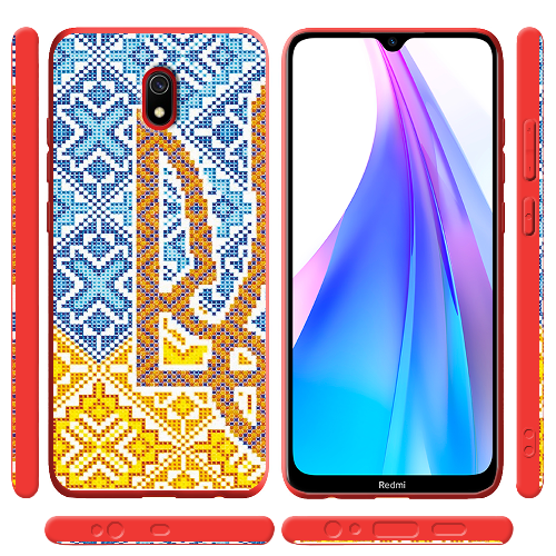 Чехол BoxFace Xiaomi Redmi 8A Тризуб Вишивка