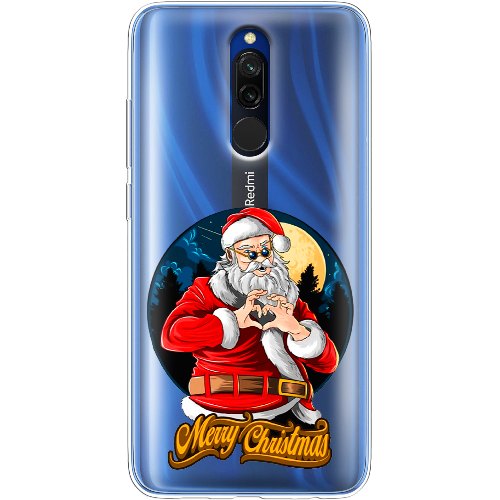 Чехол BoxFace Xiaomi Redmi 8 Cool Santa and heart