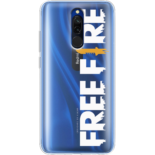 Чехол BoxFace Xiaomi Redmi 8 Белый Free Fire