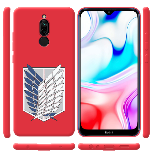 Чехол BoxFace Xiaomi Redmi 8 Атака Титанов Крылья Свободы