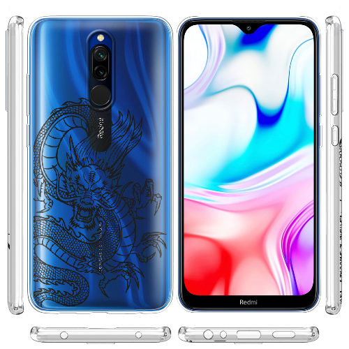 Чехол BoxFace Xiaomi Redmi 8 Китайский Дракон