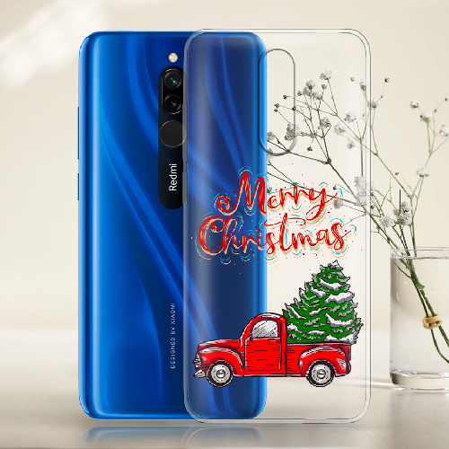 Чехол BoxFace Xiaomi Redmi 8 Holiday Car Merry Christmas