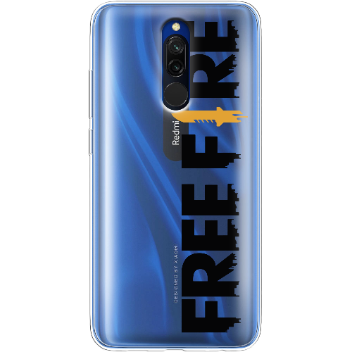 Чехол BoxFace Xiaomi Redmi 8 Черный Free Fire