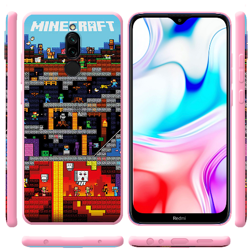 Чехол BoxFace Xiaomi Redmi 8 Minecraft Lode Runner