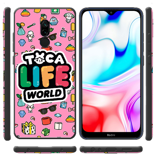 Чехол BoxFace Xiaomi Redmi 8 Toca Boca Life World