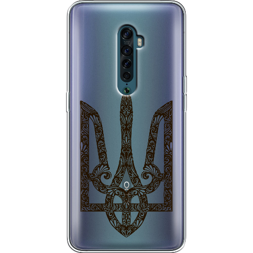 Чехол BoxFace OPPO Reno2 Ukrainian Black Trident