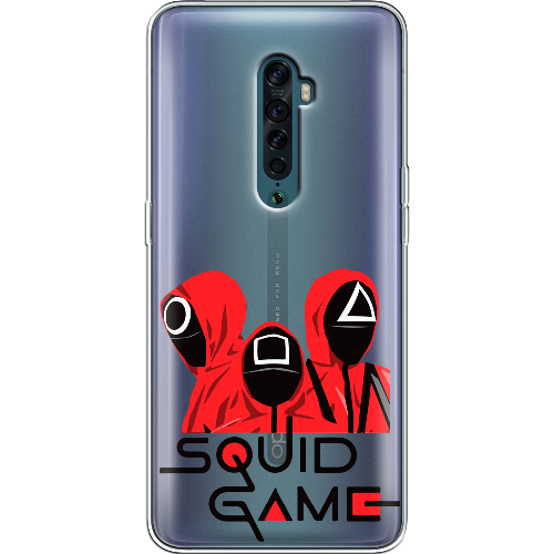 Чехол BoxFace OPPO Reno2 siquid game люди в красном