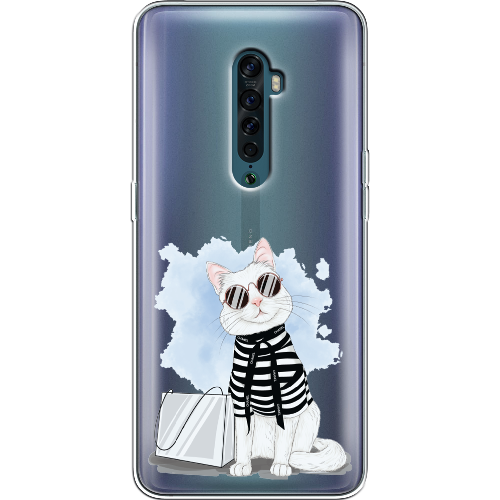 Чехол BoxFace OPPO Reno2 Кот Модник