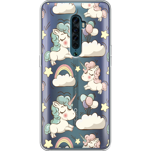 Чехол BoxFace OPPO Reno2 Unicorns