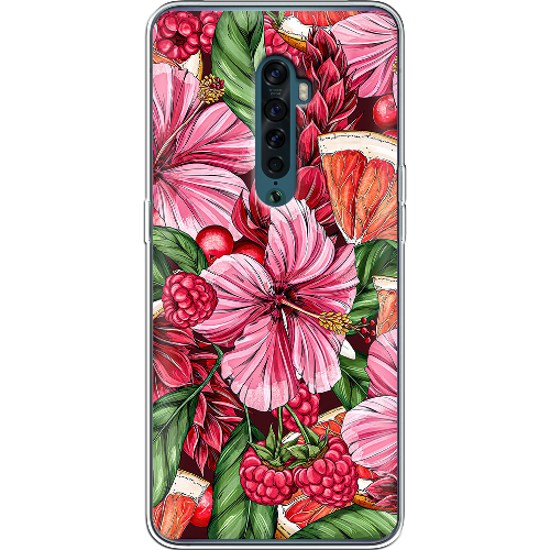 Чехол BoxFace OPPO Reno2 Tropical Flowers