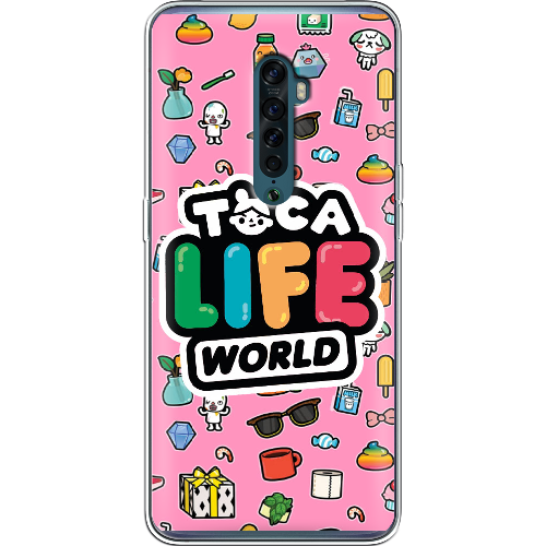 Чехол BoxFace OPPO Reno2 Toca Boca Life World