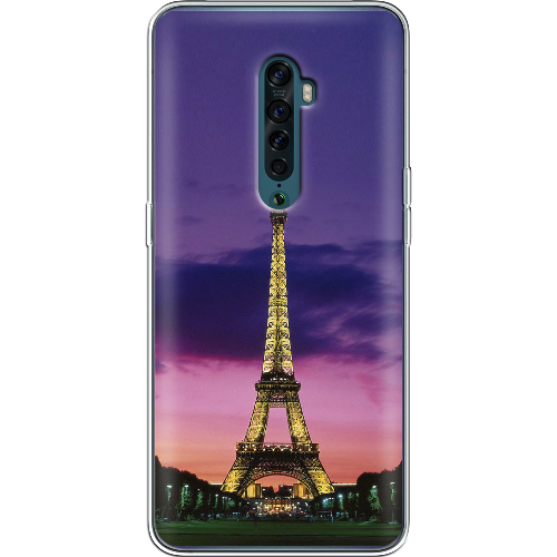 Чехол BoxFace OPPO Reno2 Полночь в Париже