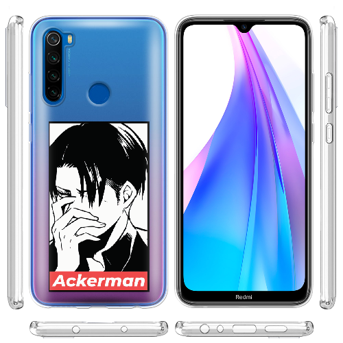 Чехол BoxFace Xiaomi Redmi Note 8T Attack On Titan - Ackerman