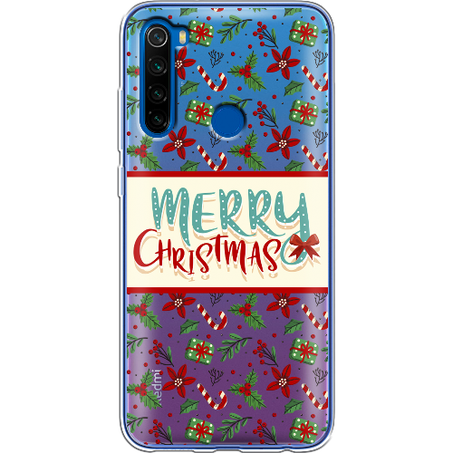 Чехол BoxFace Xiaomi Redmi Note 8T Vintage Christmas Congratulation