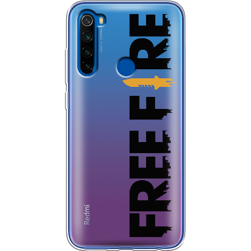 Чехол BoxFace Xiaomi Redmi Note 8T Черный Free Fire