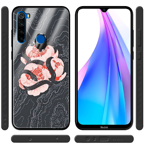 Чехол BoxFace Xiaomi Redmi Note 8T Snake Rose