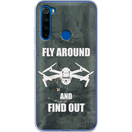 Чехол BoxFace Xiaomi Redmi Note 8T Дрон Fly Around