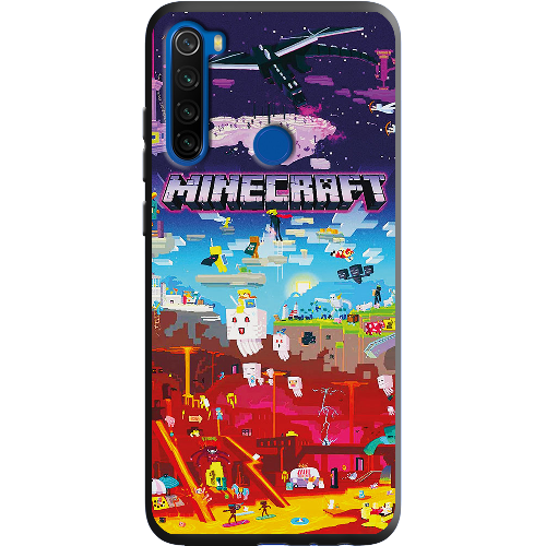 Чехол BoxFace Xiaomi Redmi Note 8T Minecraft World Beyond