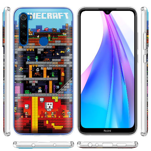 Чехол BoxFace Xiaomi Redmi Note 8T Minecraft Lode Runner