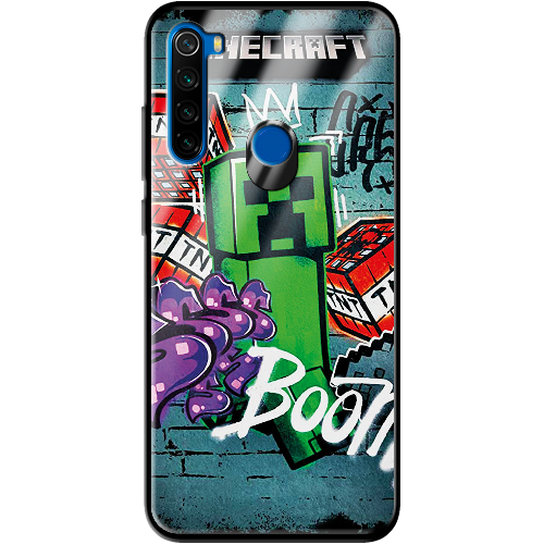 Чехол BoxFace Xiaomi Redmi Note 8T Minecraft Graffiti