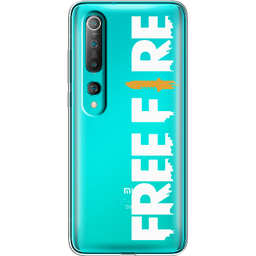 Чехол BoxFace Xiaomi Mi 10/ Mi 10 Pro Белый Free Fire