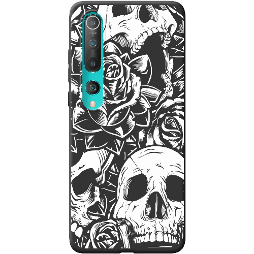 Чехол BoxFace Xiaomi Mi 10/ Mi 10 Pro Skull and Roses