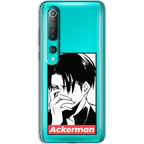 Чехол BoxFace Xiaomi Mi 10/ Mi 10 Pro Attack On Titan - Ackerman