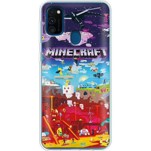 Чехол BoxFace Samsung M215 Galaxy M21 Minecraft World Beyond