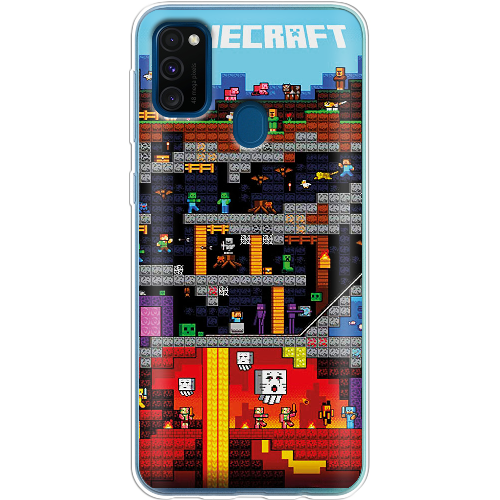 Чехол BoxFace Samsung M215 Galaxy M21 Minecraft Lode Runner