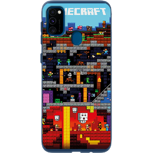 Чехол BoxFace Samsung M215 Galaxy M21 Minecraft Lode Runner