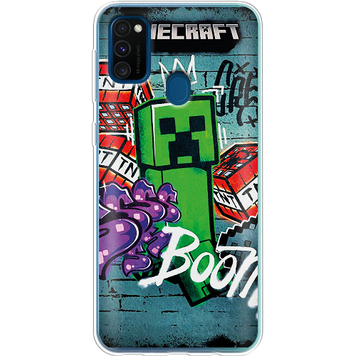 Чехол BoxFace Samsung M215 Galaxy M21 Minecraft Graffiti