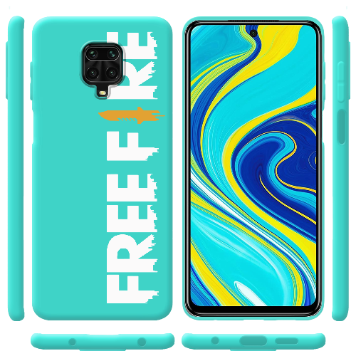 Чехол BoxFace Xiaomi Redmi Note 9S Белый Free Fire