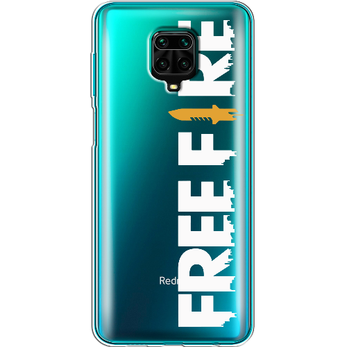 Чехол BoxFace Xiaomi Redmi Note 9S Белый Free Fire