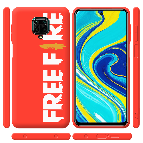 Чехол BoxFace Xiaomi Redmi Note 9S Белый Free Fire