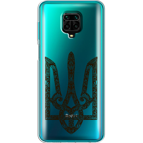 Чехол BoxFace Xiaomi Redmi Note 9S Ukrainian Black Trident