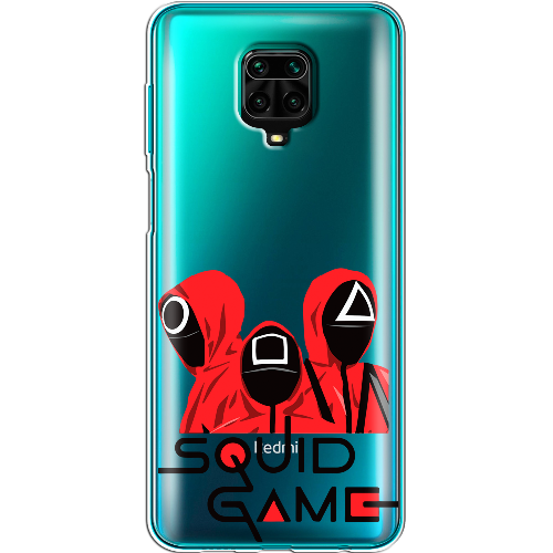 Чехол BoxFace Xiaomi Redmi Note 9S siquid game люди в красном