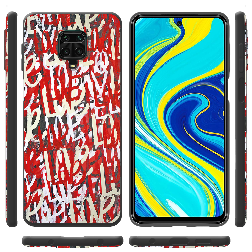 Чехол BoxFace Xiaomi Redmi Note 9S Love Graffiti