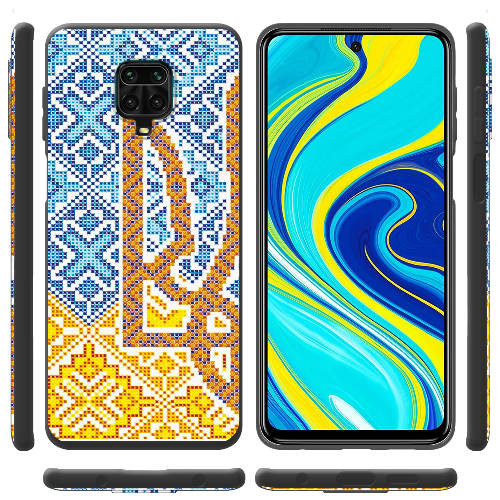 Чехол BoxFace Xiaomi Redmi Note 9S Тризуб Вишивка