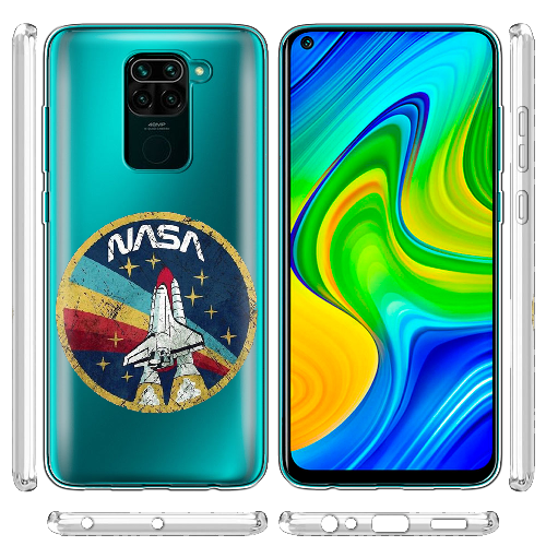 Чехол BoxFace Xiaomi Redmi Note 9 Space Shuttle NASA