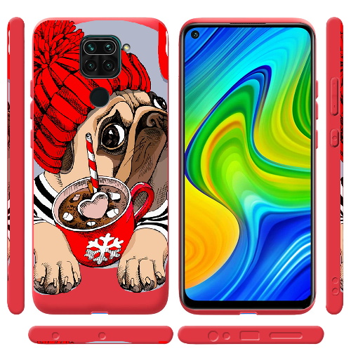 Чехол BoxFace Xiaomi Redmi Note 9 Winter Puggy