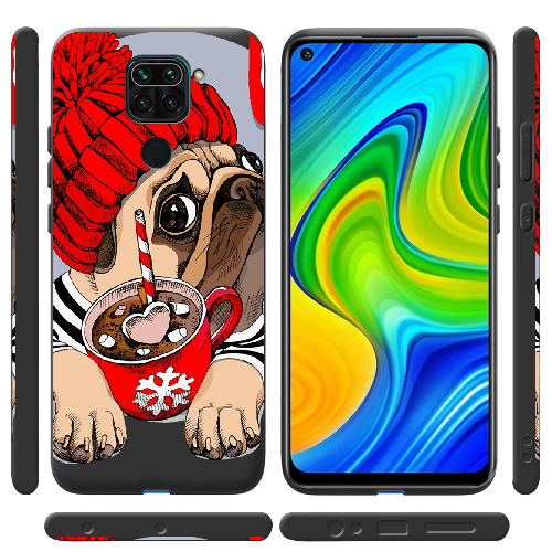 Чехол BoxFace Xiaomi Redmi Note 9 Winter Puggy