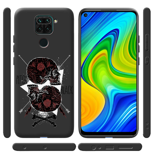 Чехол BoxFace Xiaomi Redmi Note 9 Pitch black